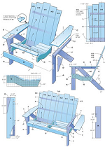 How to Make an Adirondack Chair and Love Seat