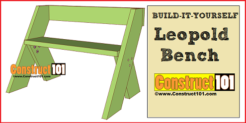 leopold bench plans Construct101
