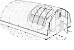 Two Layer Polyethylene Greenhouse