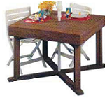 The Knock-Down & Store-Away Patio Table