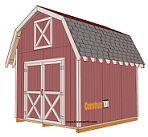 How to build a gable storage shed