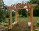 How to Build a Wood Arbor for Garden or Yard