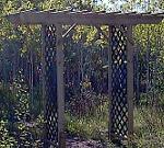 Free Trellis Plans - Free Arbor Plan - Old Fashioned Wood Trellis - How to Build a Trellis