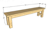 Farmhouse Bench