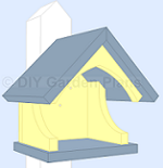 Birdhouse Nesting Shelf Plans