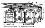 Wood 3-Bin Compost Unit