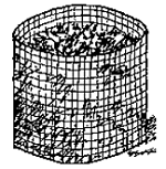 Wire Mesh Compost Bin