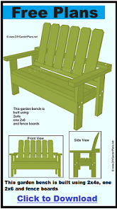 DIY Garden Bench