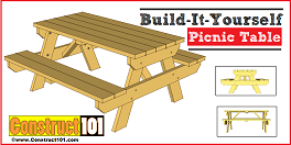 Picnic Table Building Plans - How to DIY Projects