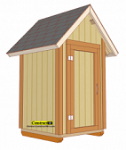 How to build a gable storage shed