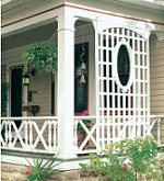 Latticework Porch Trellis